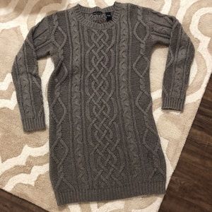 Cable Knit Sweater Dress